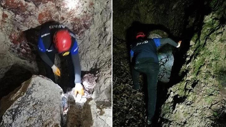 Define aradığı dehlizdeki göçükte öldü