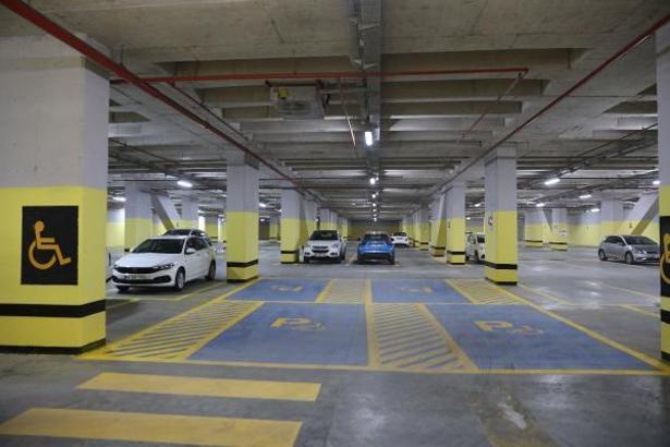 İsmet İnönü Otoparkı, yenilenerek hizmete açıldı