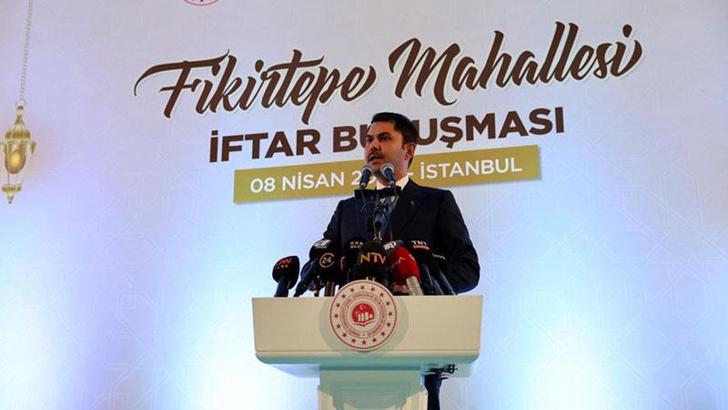 Bakan Kurum: İstanbul'un kalbi Fikirtepe'de atacak