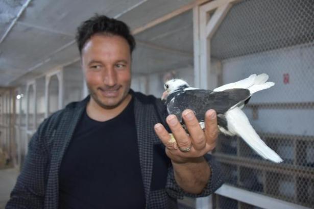 6 yaşında bulduğu güvercinle başlayan sevdası çiftlik kurdurdu