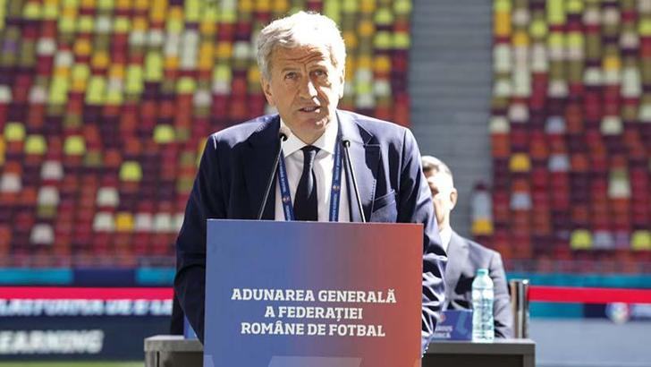 Servet Yardımcı, Romanya Futbol Federasyonu Genel Kurulu'na katıldı