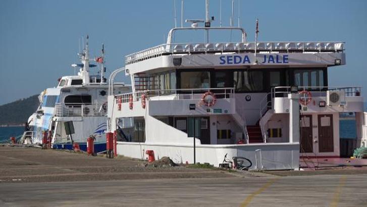 Ayvalık'tan Midilli'ye 25 ay sonra ilk feribot seferi