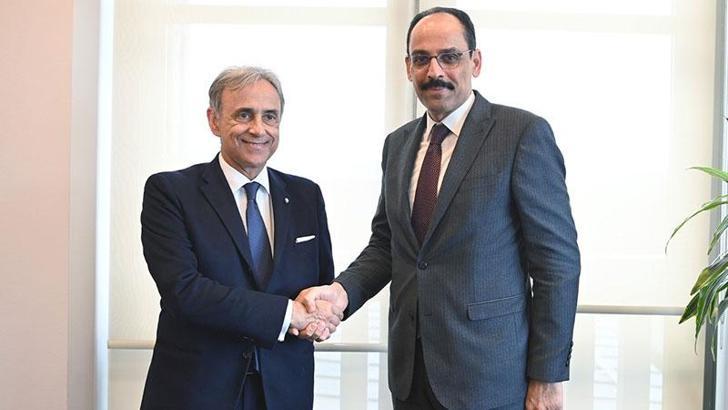 Sözcü Kalın, İtalya Dışişleri Genel Sekreteri Sequi ile bir araya geldi