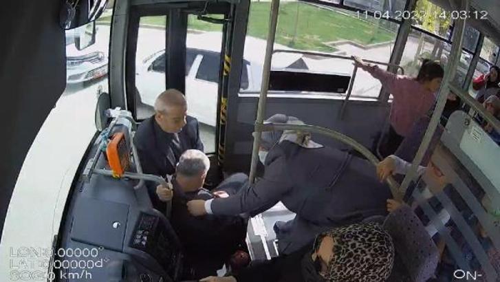 Otobüs şoförü Hülya, rahatsızlanan yolcuyu hastaneye yetiştirdi