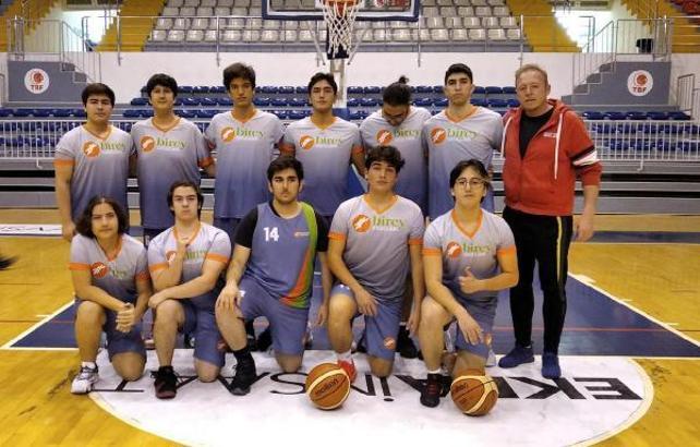 Birey lise basketbol takımı Antalya ikincisi