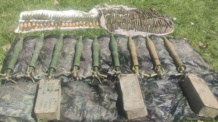 MSB: PKK'ya ait çok sayıda mühimmat ele geçirildi