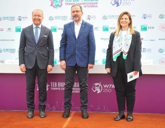 TEB BNP Paribas Tennis Championship İstanbul Kadınlar Tenis Turnuvası'nın tanıtım toplantısı yapıldı