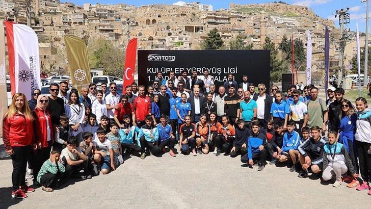 Mardin’de Spor Toto Kulüplerarası Yürüyüş Ligi 1'inci kademe yarışması yapıldı