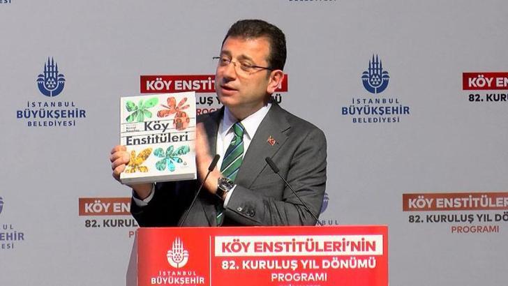 İBB Başkanı İmamoğlu Köy Enstitülerinin 82. kuruluş yıldönümü kutlamalarına katıldı