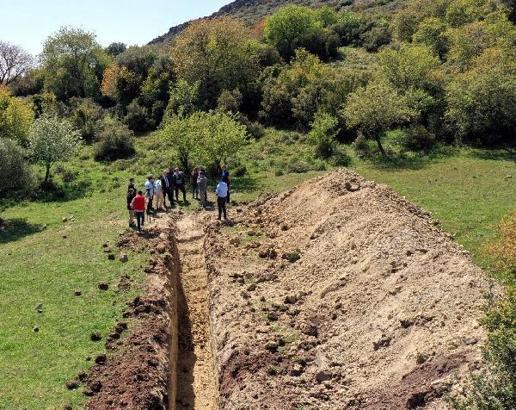 Menemen'de fay zonu incelemesi