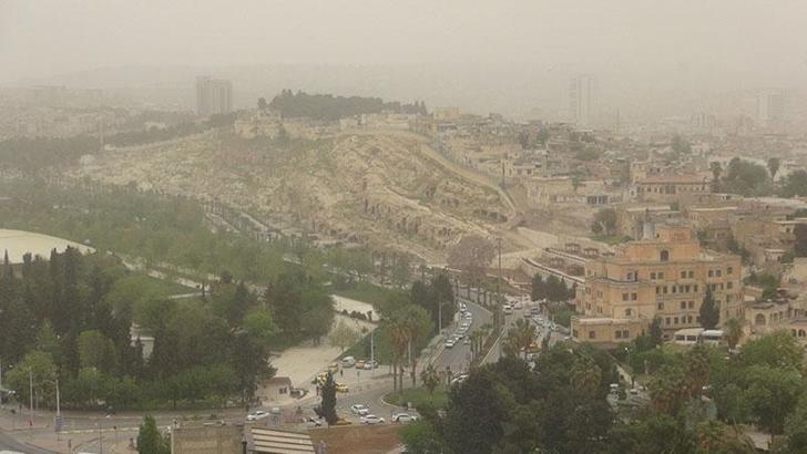 Şanlıurfa'da toz bulutu etkisi