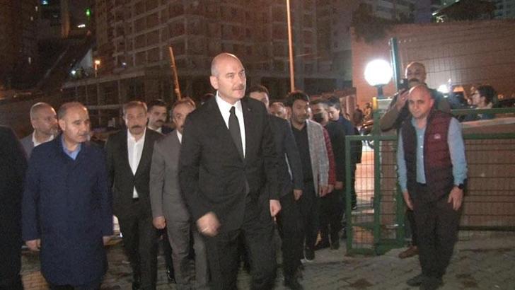 Bakan Soylu'dan, şehit Teğmen Kanlıkuyu'nun babasına taziye ziyareti