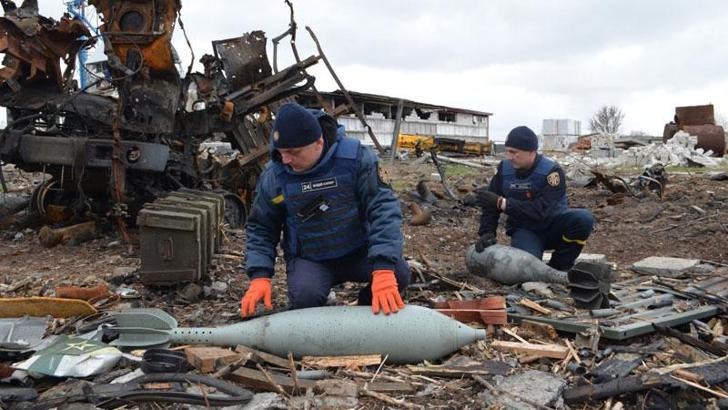 Çernihiv’de patlayıcı temizliği