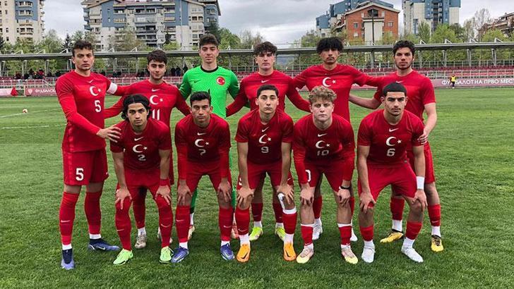 U18 Milli Takımı, Kuzey Makedonya'yı 4-0 yendi