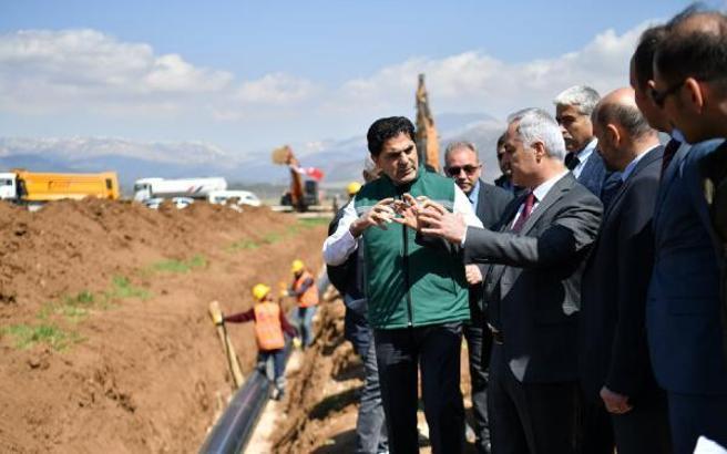 Atabey Ovası'ndaki sulama sistemi yenileniyor
