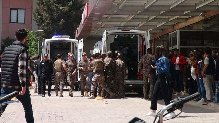 Suriye'de teröristlerden havanlı saldırı; 6 polis yaralı