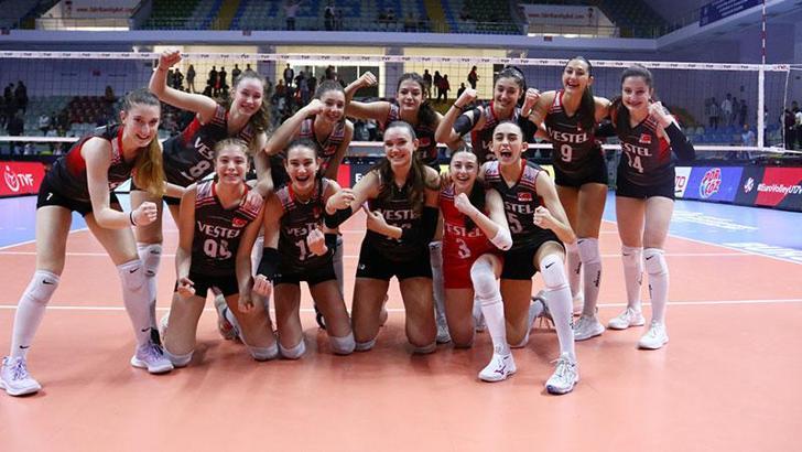 U17 Kız Voleybol Milli Takımı, namağlup Avrupa Şampiyonası Finalleri’nde