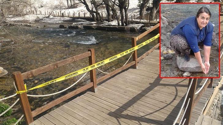 Tunceli'de korkuluğu kırılan köprüden düşen kadın öldü