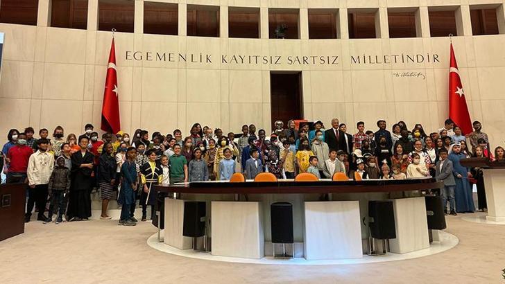 Dünya çocukları TBMM'de
