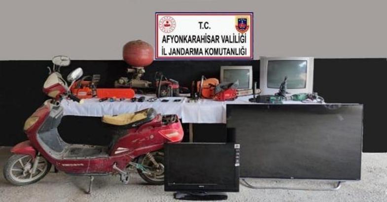 Afyonkarahisar'da 4 hırsızlık şüphelisi tutuklandı