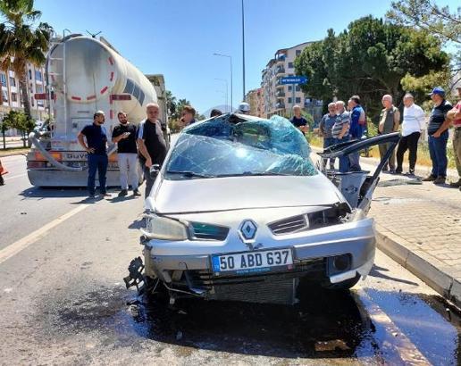 Gazipaşa'da trafik kazası: 3 yaralı