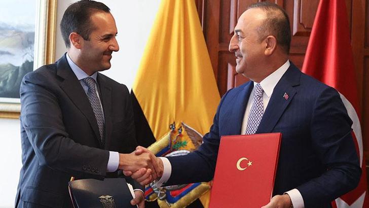 Çavuşoğlu, Ekvator’da iki ülke arasındaki anlaşmalara imza attı