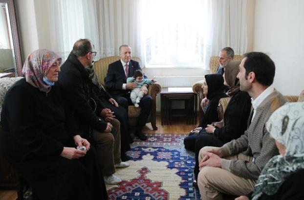 Cumhurbaşkanı Erdoğan'dan taziye ziyareti