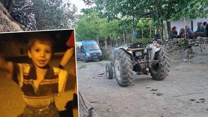 Babasının kullandığı traktörün altında kalan 4 yaşındaki Yusuf öldü