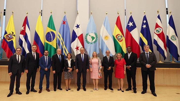 Bakan Çavuşoğlu, Latin Amerika ve Karayipler Parlamentosu Başkanı ile görüştü