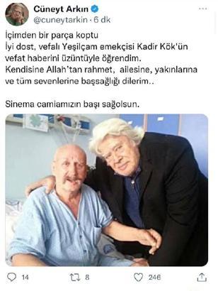 Oyuncu Kadir Kök hayatını kaybetti