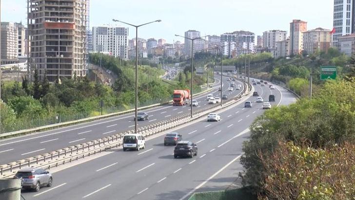 İstanbul'da trafik yüzde 1