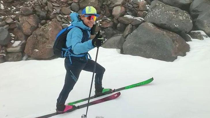 Alman sporcu, 5 saatte Ağrı Dağı'na tırmandı