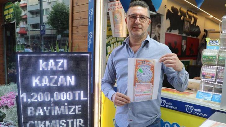 Türkiye’nin en büyük ikramiyesi çıkan kuponun oynandığı bayii, bu defa da Kazı Kazan’da kazandırdı