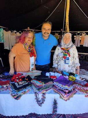 Kadınların el emeği ürünleri Yörük Türkmen Festivali’nde sergilendi
