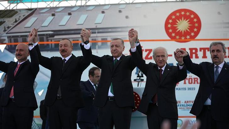 Rize-Artvin Havalimanı, Erdoğan ve Aliyev'in katılımıyla açıldı