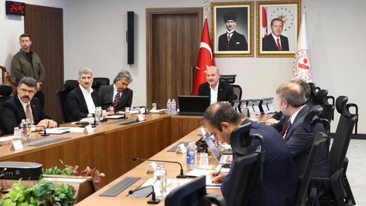 Bakan Soylu, Katar heyeti ile görüştü