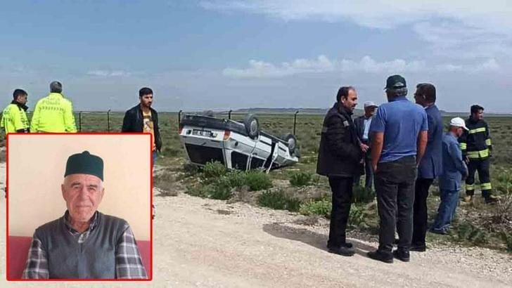 Yağmur duasına giderlerken otomobil takla attı; 1 ölü, 3 yaralı