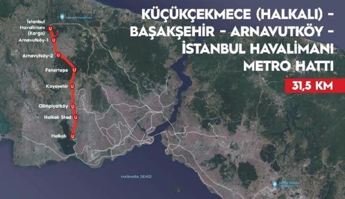 Karaismailoğlu: Halkalı-İstanbul Yeni Havalimanı metro hattı yüzde 78 tamamlandı
