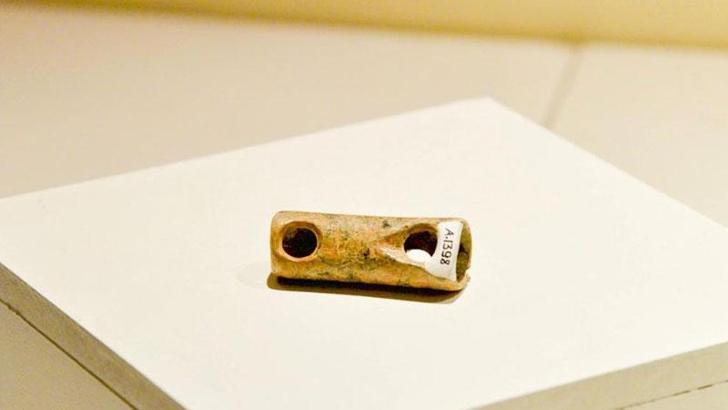 Bilecik’te 8 bin 600 yıllık 3 delikli flüt ilk kez sergilendi