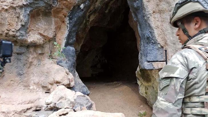 'Pençe-Kilit' bölgesinde teröristlerin silah ve mühimmatı imha ediliyor