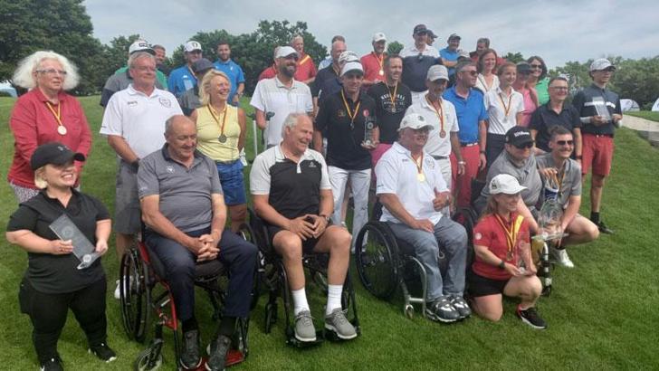 Engelliler Golf Milli takım sporcusu Mehmet Kazan, Almanya’da iki kupa kazandı