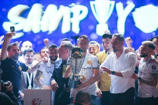 Ankaragücü'nden coşkulu şampiyonluk kutlaması