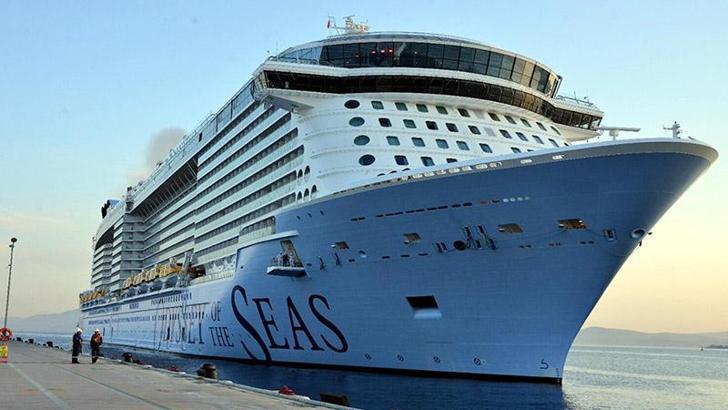 Odyssey of the Seas, 3 bin 470 yolcusuyla ikinci kez Kuşadası'nda