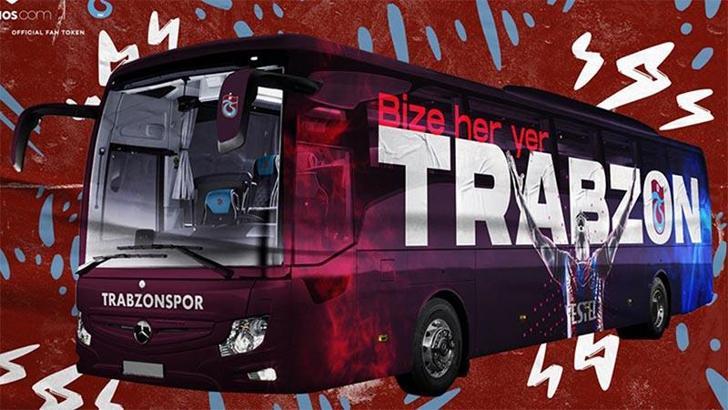 Trabzonspor takım otobüsünün dış dizaynı taraftar oylarıyla değişti