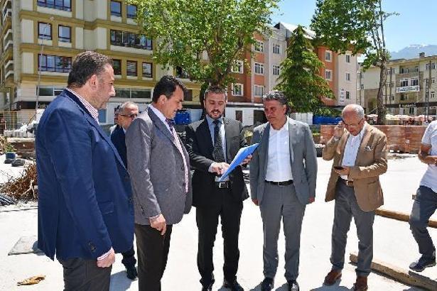 Osmangazi Belediye Başkanı Dündar, ‘Meydan Kestel’ projesini inceledi