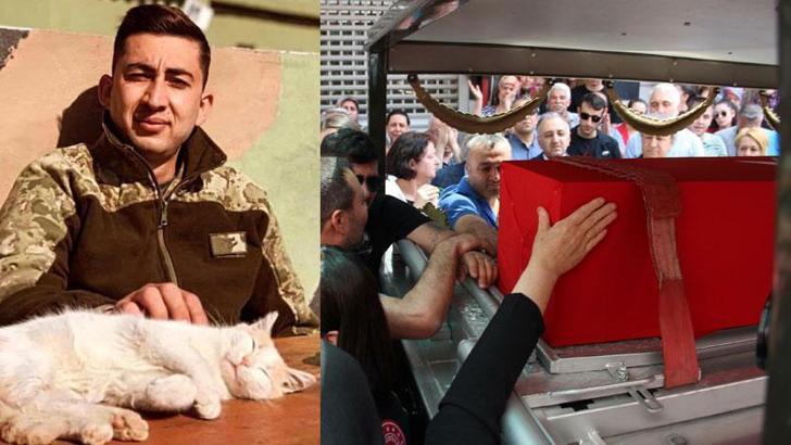 Şehit Uzman Çavuş Cankaya için evinin önünde helallik alındı