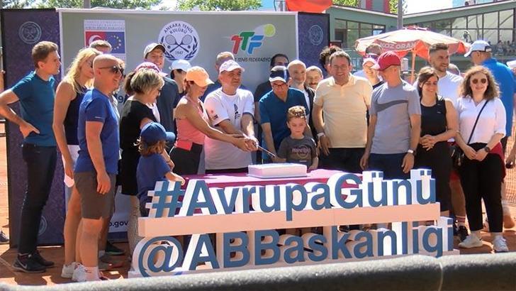 Ankara'da 'Avrupa Günü Tenis Turnuvası'