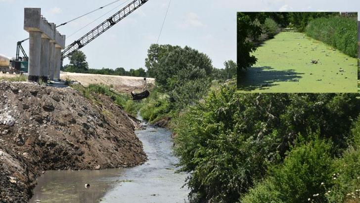 Bayır Deresi'nde temizleme çalışması başladı