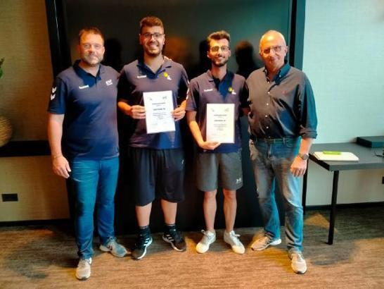 Levent Ulaş Bilgi ve Emre Çetindemir'e EHF'den uluslararası kokart