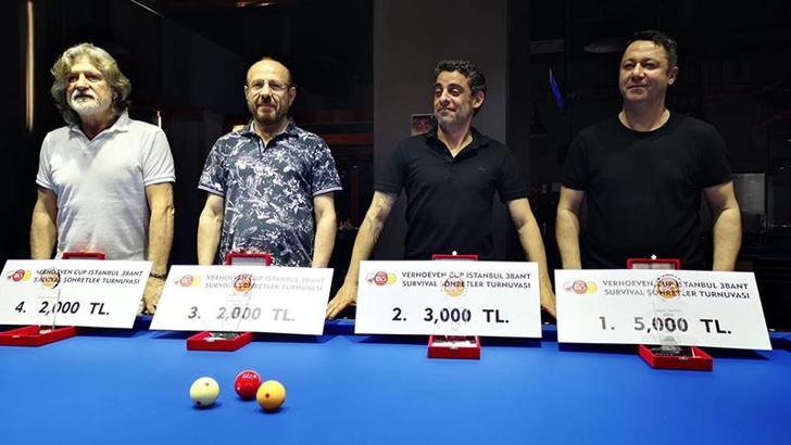 Bilardo Şöhretler Turnuvası'nda şampiyon Baha oldu
